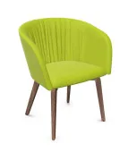 Drewniany fotel konferencyjny NAUDU 4L LGW WAVY Nowy Styl