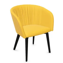 Drewniany fotel konferencyjny NAUDU 4L LGW WAVY Nowy Styl