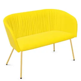 Nowoczesna sofa NAUDU 4L WAVY – klubowa, 4 nogi