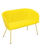 Nowoczesna sofa NAUDU 4L WAVY – klubowa, 4 nogi