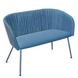 Nowoczesna sofa NAUDU 4L WAVY – klubowa, 4 nogi