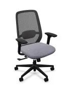 Ergonomiczne krzesło biurowe Elovie Nowy Styl czarne