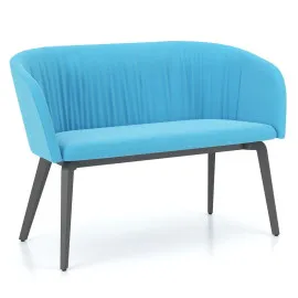 Drewniana sofa klubowa NAUDU 4L LGW WAVY Nowy Styl