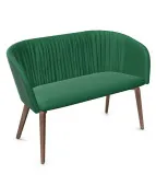Drewniana sofa klubowa NAUDU 4L LGW WAVY Nowy Styl