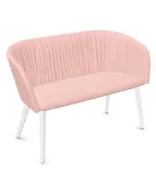 Drewniana sofa klubowa NAUDU 4L LGW WAVY Nowy Styl