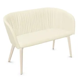 Drewniana sofa klubowa NAUDU 4L LGW WAVY Nowy Styl
