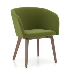 Wygodny Fotel NAUDU 4L LGW na Drewnianych Nóżkach