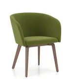 Fotel konferencyjny NAUDU 4L LGW drewniany – Nowy Styl