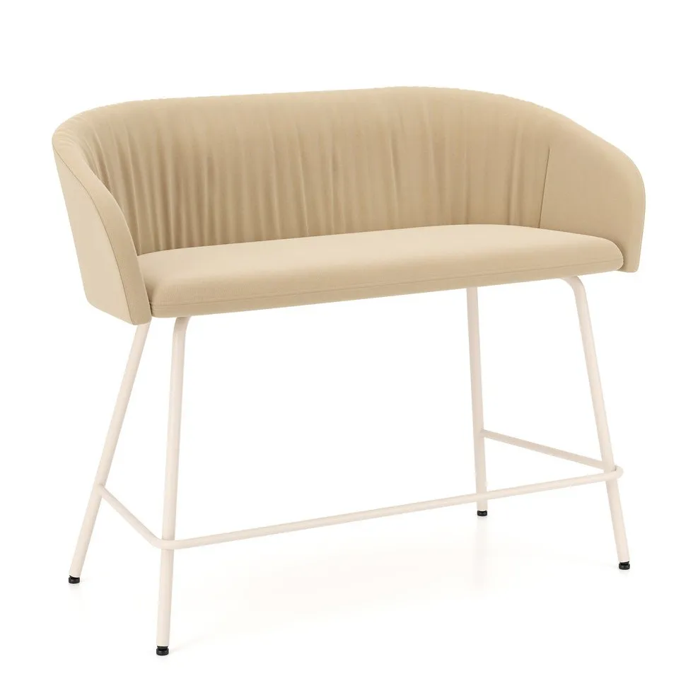 Wysoka sofa NAUDU H 4L WAVY Nowy Styl barowa