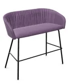 Wysoka sofa NAUDU H 4L WAVY Nowy Styl barowa