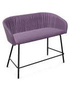 Wysoka sofa NAUDU H 4L WAVY Nowy Styl barowa