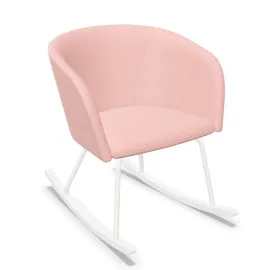 Fotel bujany NAUDU RO Nowy Styl na drewnianych płozach