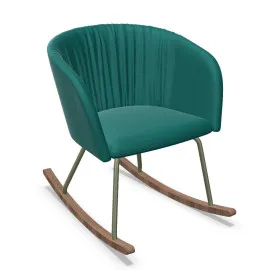 Fotel bujany NAUDU RO WAVY – nowoczesny, tapicerowany