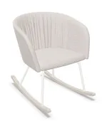 Fotel bujany NAUDU RO WAVY – nowoczesny, tapicerowany