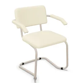 Krzesło SYLWIA S ARM konferencyjne na metalowej płozie