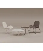 Stolik Tilkka lounge 35 kawowy Nowy Styl okrągły