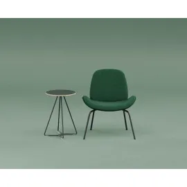 Stolik kawiarniany Tilkka Nowy Styl na metalowej podstawie
