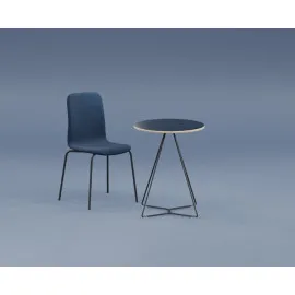 Stolik kawiarniany Tilkka Nowy Styl na metalowej podstawie