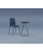 Stolik kawiarniany Tilkka Nowy Styl na metalowej podstawie