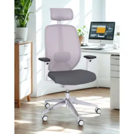 Krzesło biurowe 4U GS HD Grospol z siatkowym zagłówkiem