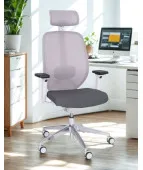 Krzesło biurowe 4U GS HD Grospol z siatkowym zagłówkiem