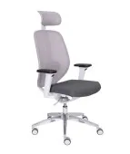 Krzesło biurowe 4U GS HD Grospol z siatkowym zagłówkiem