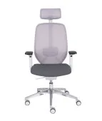 Krzesło biurowe 4U GS HD Grospol z siatkowym zagłówkiem