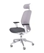 Krzesło biurowe 4U GS HD Grospol z siatkowym zagłówkiem