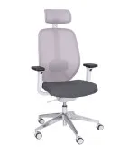 Krzesło biurowe 4U GS HD Grospol z siatkowym zagłówkiem