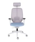 Krzesło biurowe 4U GS HD Grospol z siatkowym zagłówkiem