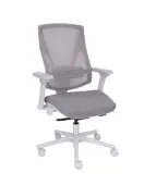 Nowoczesny fotel gabinetowy FUTURA 3S Plus Grey z regulacją 3D