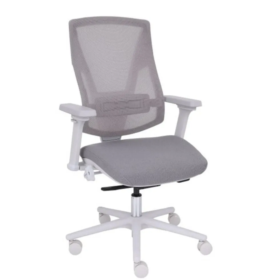 Nowoczesny fotel gabinetowy FUTURA 3S Plus Grey z regulacją 3D