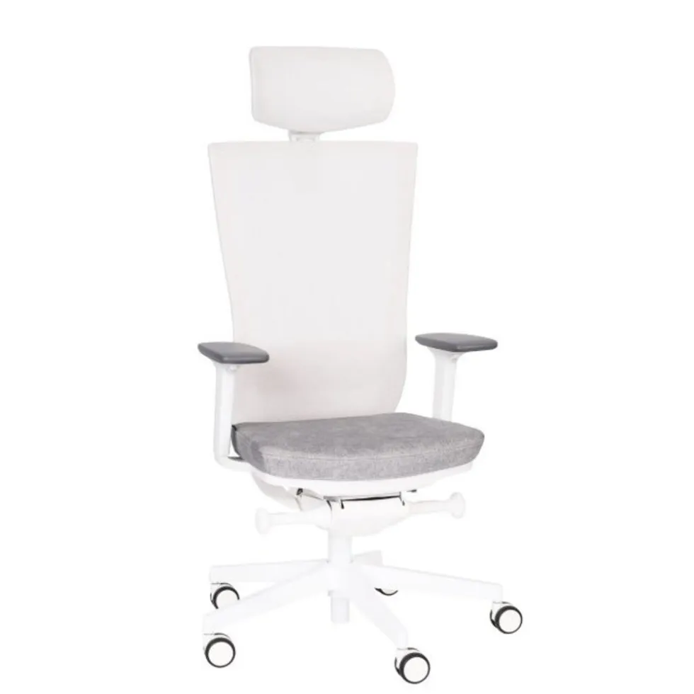 Ergonomiczny Fotel MARTI WS HD biały z technologią SMART MOVE