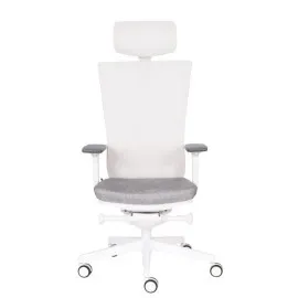 Ergonomiczny Fotel MARTI WS HD biały z technologią SMART MOVE