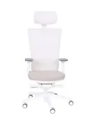 Ergonomiczny Fotel MARTI WS HD biały z technologią SMART MOVE