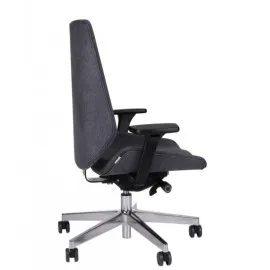 Fotel MOON Black  Grospol – nowoczesny, ergonomiczny fotel gabinetowy