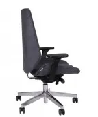 Fotel MOON Black  Grospol – nowoczesny, ergonomiczny fotel gabinetowy
