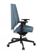 Fotel MOON Black  Grospol – nowoczesny, ergonomiczny fotel gabinetowy