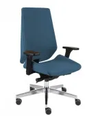 Fotel MOON Black  Grospol – nowoczesny, ergonomiczny fotel gabinetowy