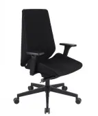 Fotel MOON Black  Grospol – nowoczesny, ergonomiczny fotel gabinetowy