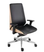 Fotel MOON Wood Grospol – fornir dębowy