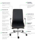 Fotel MOON Wood AL1 Grospol – fornir dębowy