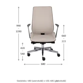 Fotel MOON Wood AL1 Grospol – fornir dębowy