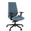 Fotel MOON Black  Grospol – nowoczesny, ergonomiczny fotel gabinetowy