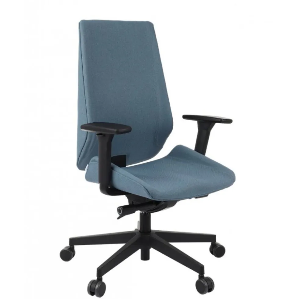 Fotel MOON Black  Grospol – nowoczesny, ergonomiczny fotel gabinetowy