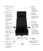 Fotel MOON Wood HD White Grospol – fornir dębowy