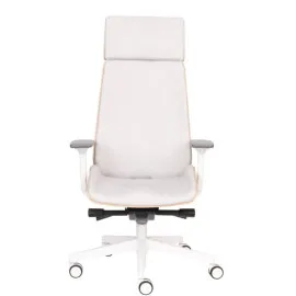 Fotel MOON Wood HD White Grospol – fornir dębowy