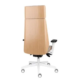 Fotel MOON Wood HD White Grospol – fornir dębowy