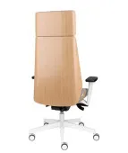 Fotel MOON Wood HD White Grospol – fornir dębowy