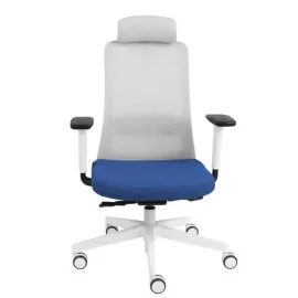 Fotel ergonomiczny NICO WS HD biały fotel z zagłówkiem Grospol